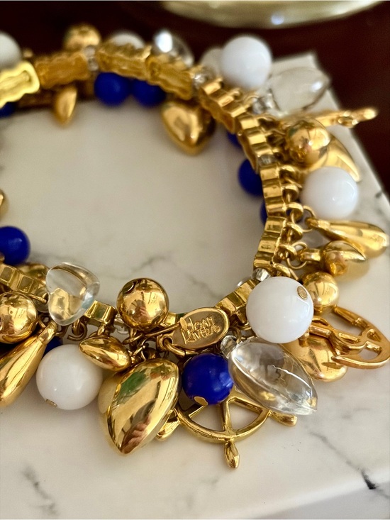 Joan Rivers Jewelry - Vintage Joan Rivers stretch nautical theme charm bracelet